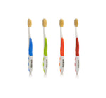 Four Mouthwatchers toothbrushes in assorted colors 